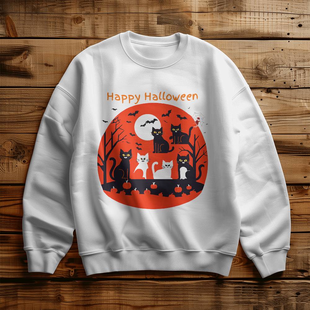 Halloween Cat Sweatshirt