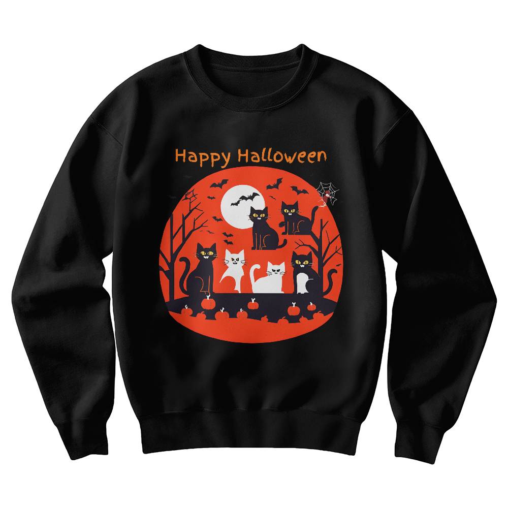 Halloween Cat Sweatshirt